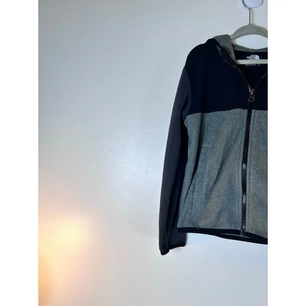 THE NORTH FACE Unisex Kids Glacier Fill-Zip Fleece Hooded Jacket / Size: XS